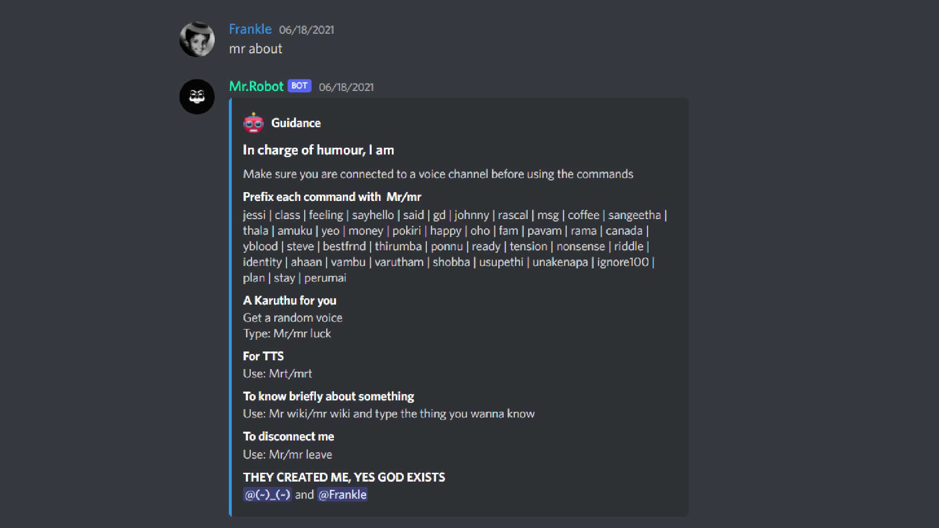 Screenshot of MR. ROBOT